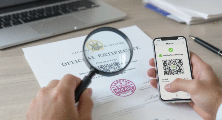 How to check UAE attestation Original or Fake