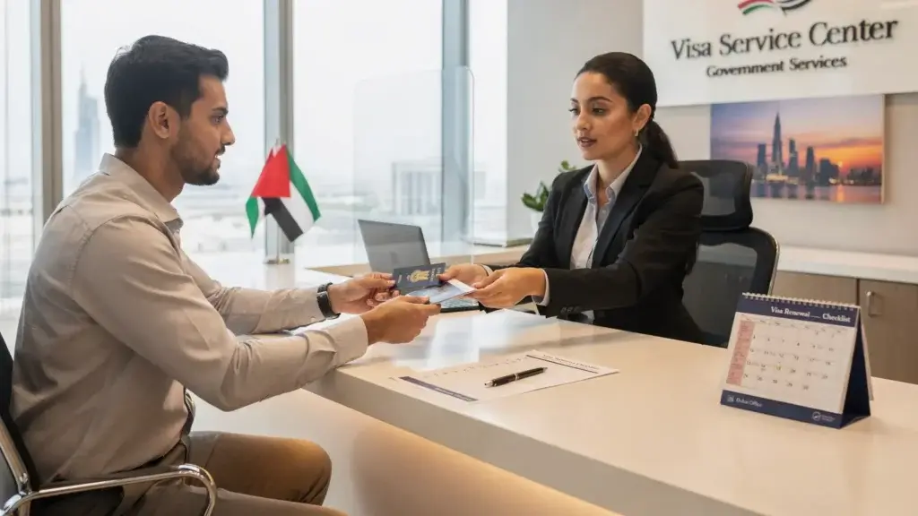 how to renew visit visa in uae