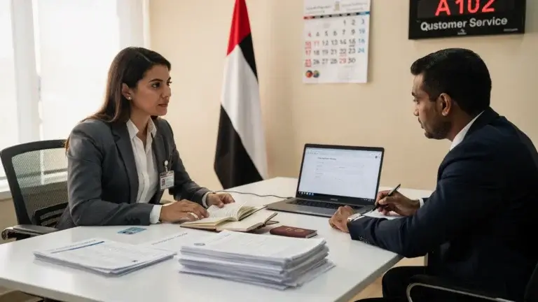 UAE work visa processing time