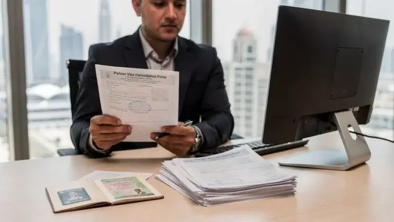 cancelling partner visa in Dubai