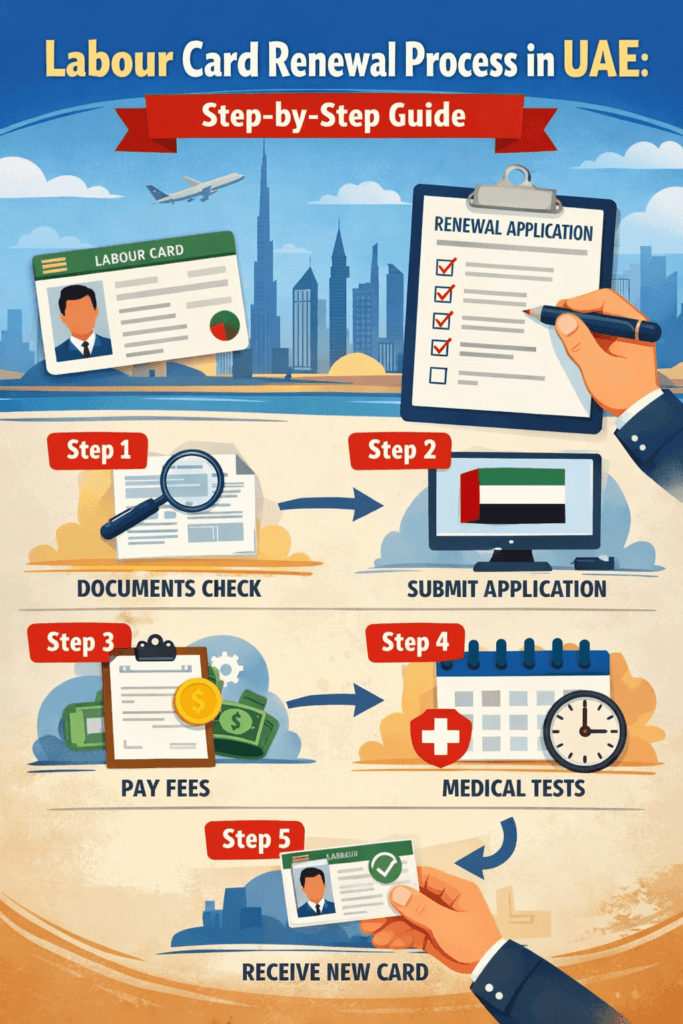 labour card renewal process in UAE