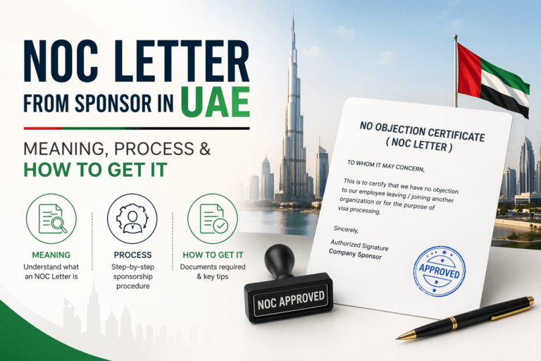 NOC letter from sponsor