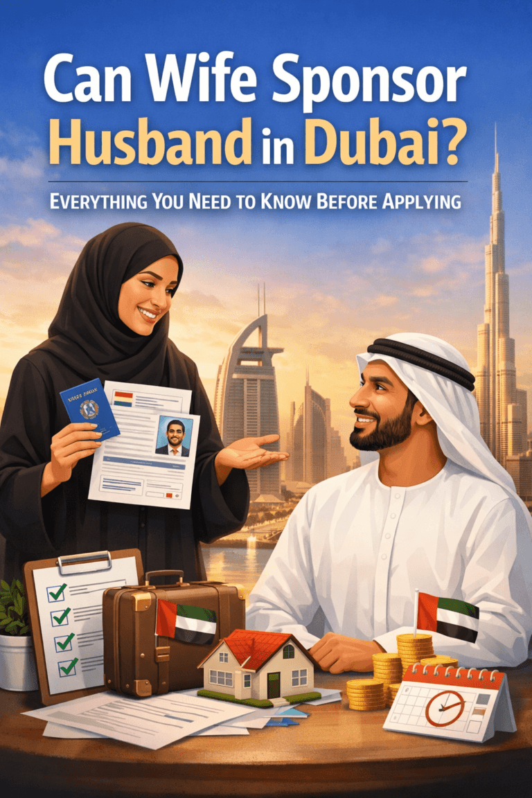 can wife sponsor husband in dubai