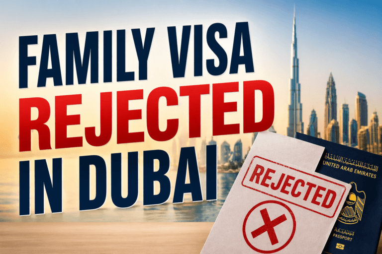 family visa rejected in dubai