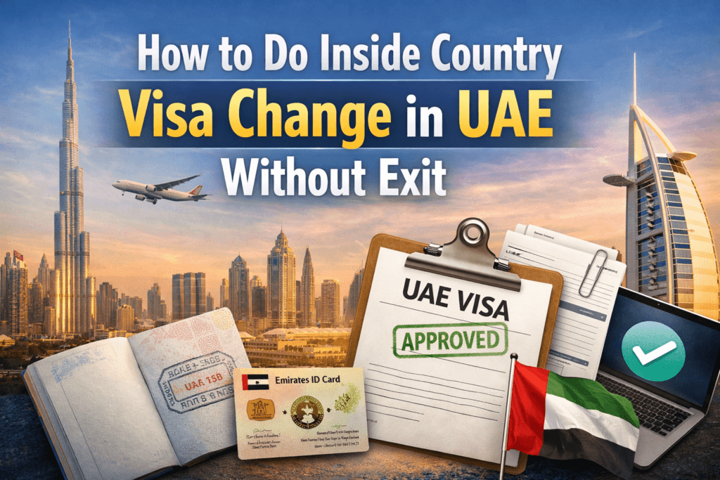 inside country visa change