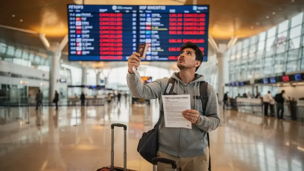 visa cancelled-overstay fine