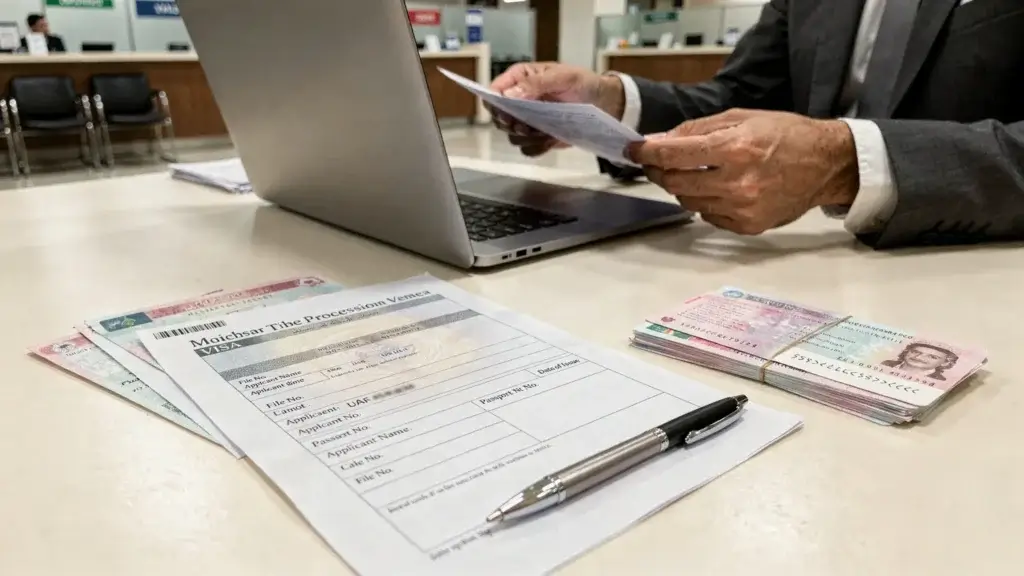 visa file number in UAE