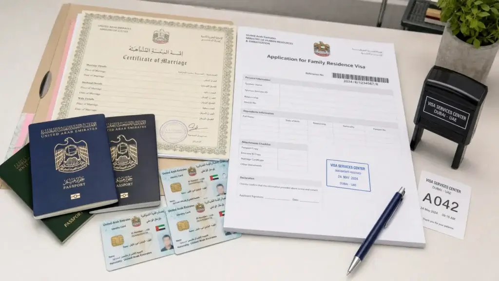 holding family visa in dubai-process