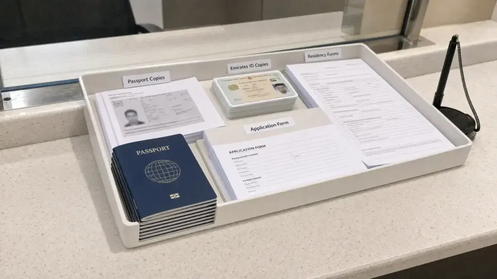 residency and visa documents