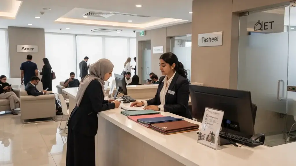 selecting best typing center in dubai